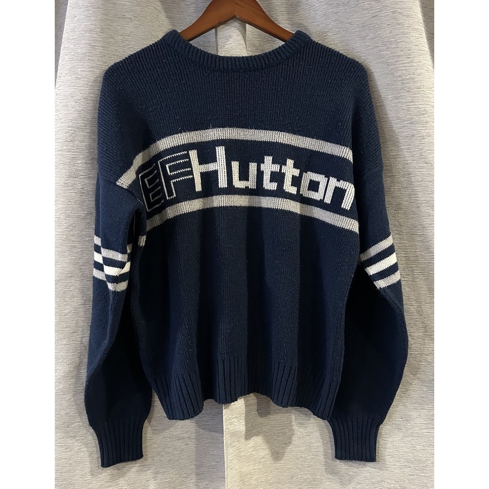 Vintage EF Hutton Cliff Engle‎ Sweater 1984 Size Medium